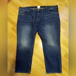 Men's Slim Stretch Jeans in Dark Blue Wash